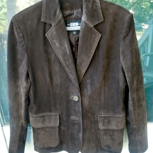 B. Moss Clothing Co. Suede Leather Blazer - Picture 7 of 9